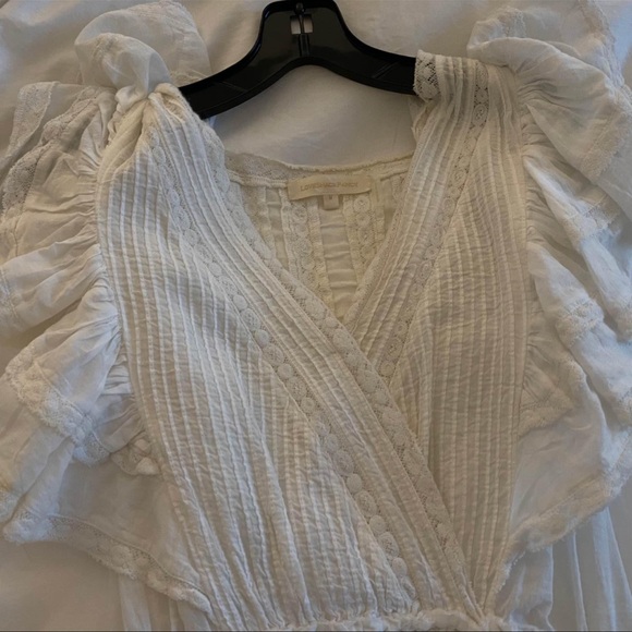 LoveShackFancy White Gwen Dress SIZE M - Picture 4 of 7